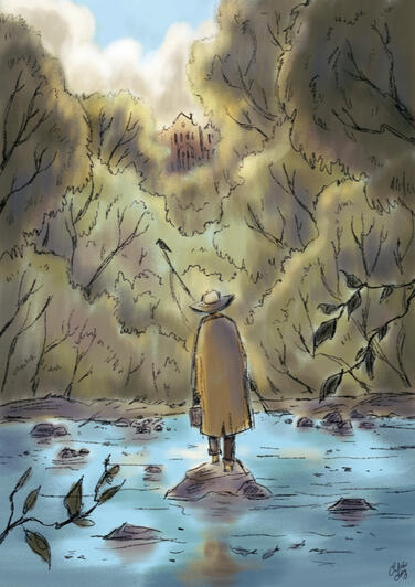 By the riverside
